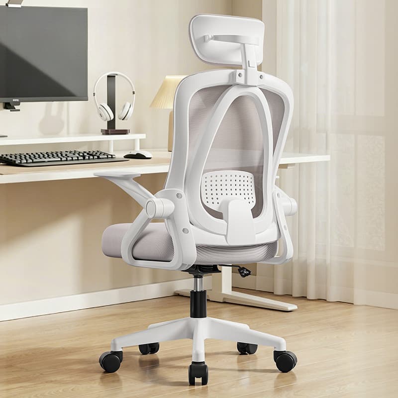 Cadeira de computador suporte de cintura cadeira ergonômica confortável sedentário assento de escritório dormitório domé