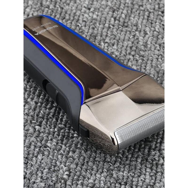 barbeador eletrico masculino She Shengfa Barbeador Elétrico Barbeador Alternativo Faca de Barba Masculina Recarregável B