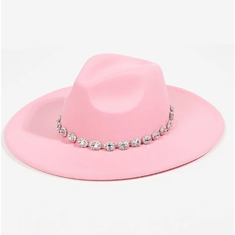 Chapéu de Cowboy ocidental de alta qualidade feminino/masculino chapéu de lã feminino chapéu superior de feltro