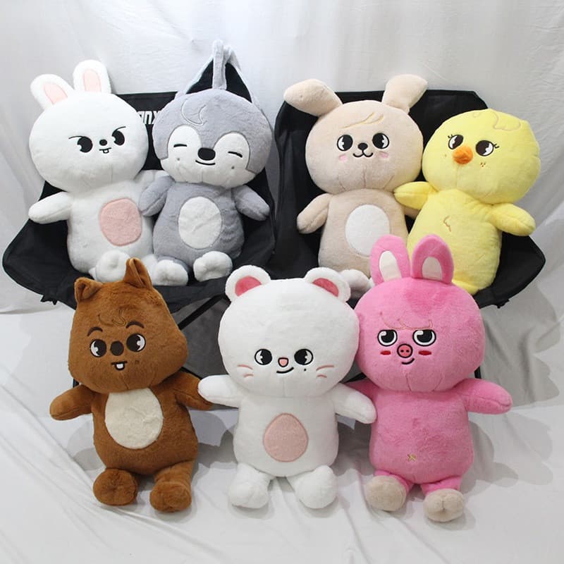 Alta Qualidade kpop merch Stray Kids Skzoo Brinquedo De Pelúcia 50cm FM Felix HyunJin Jisung BBOKARI Plushies Boneca Pre