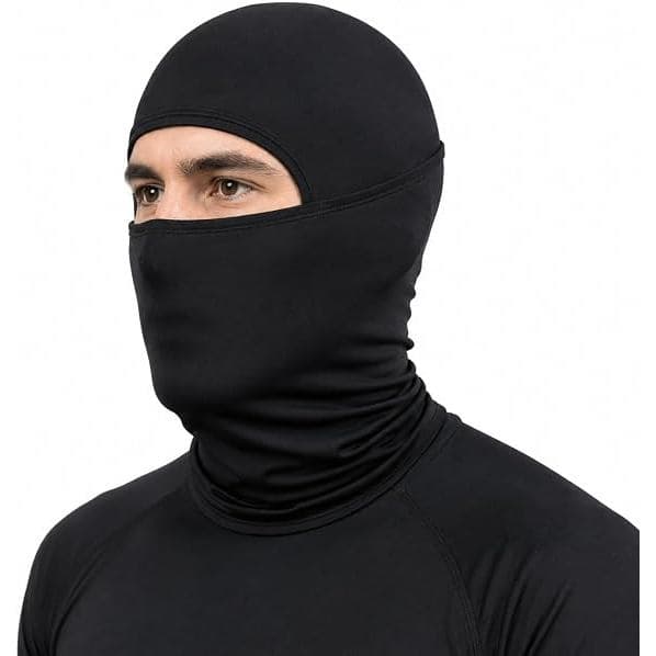 Balaclava Touca Ninja Peluciada Térmica Unissex Máscara Respirável Para Motocicleta Malha De Secagem Rápida anti Odor