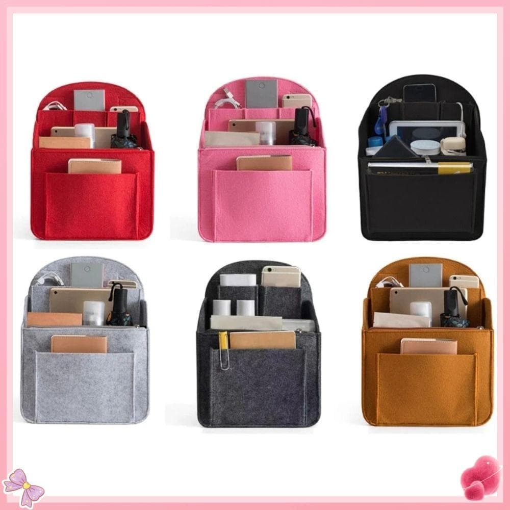 Bolsa Pequena Com Inserção De Mochila , Cosmética Organizadora De Maquiagem De Viagem Interna , Adequada Para Vár