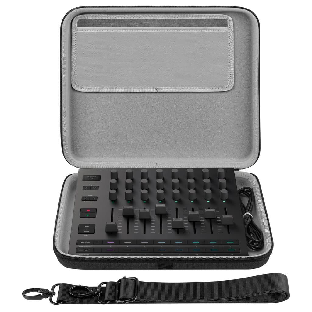 Capa Rígida Geekria Compatível Com Novation Launch Control XL 3 , Controlador AlphaTheta SLAB MIDI , Bolsa De Viagem Por