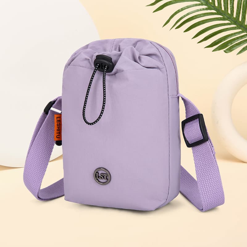 Moda novo produto bolsa para celular feminina cross-body 2025 novo estilo Mini bolsa pequena camada dupla cross-body bol