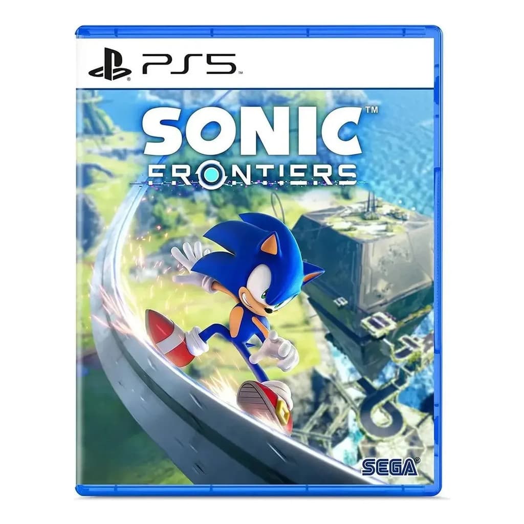 Jogo PS5 Sonic Frontiers - Ilhas Starfall com Super Sonic | Mídia Física Lacrada Oficial Sega | Pronta Entrega