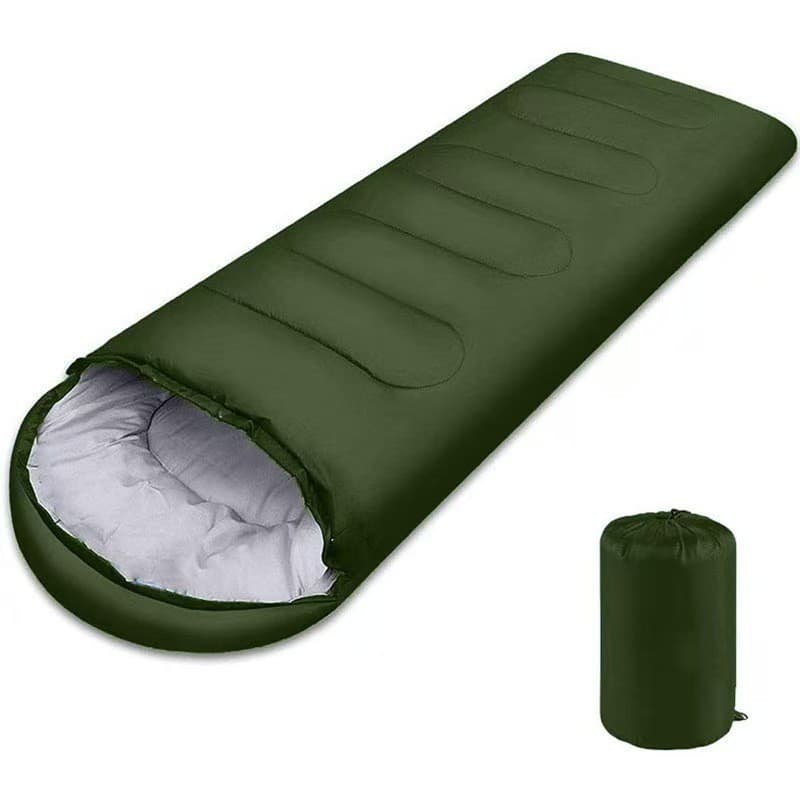 Fábrica de poliéster acampamento saco de dormir adulto acampamento ao ar livre saco de dormir de algodão quente Envelope