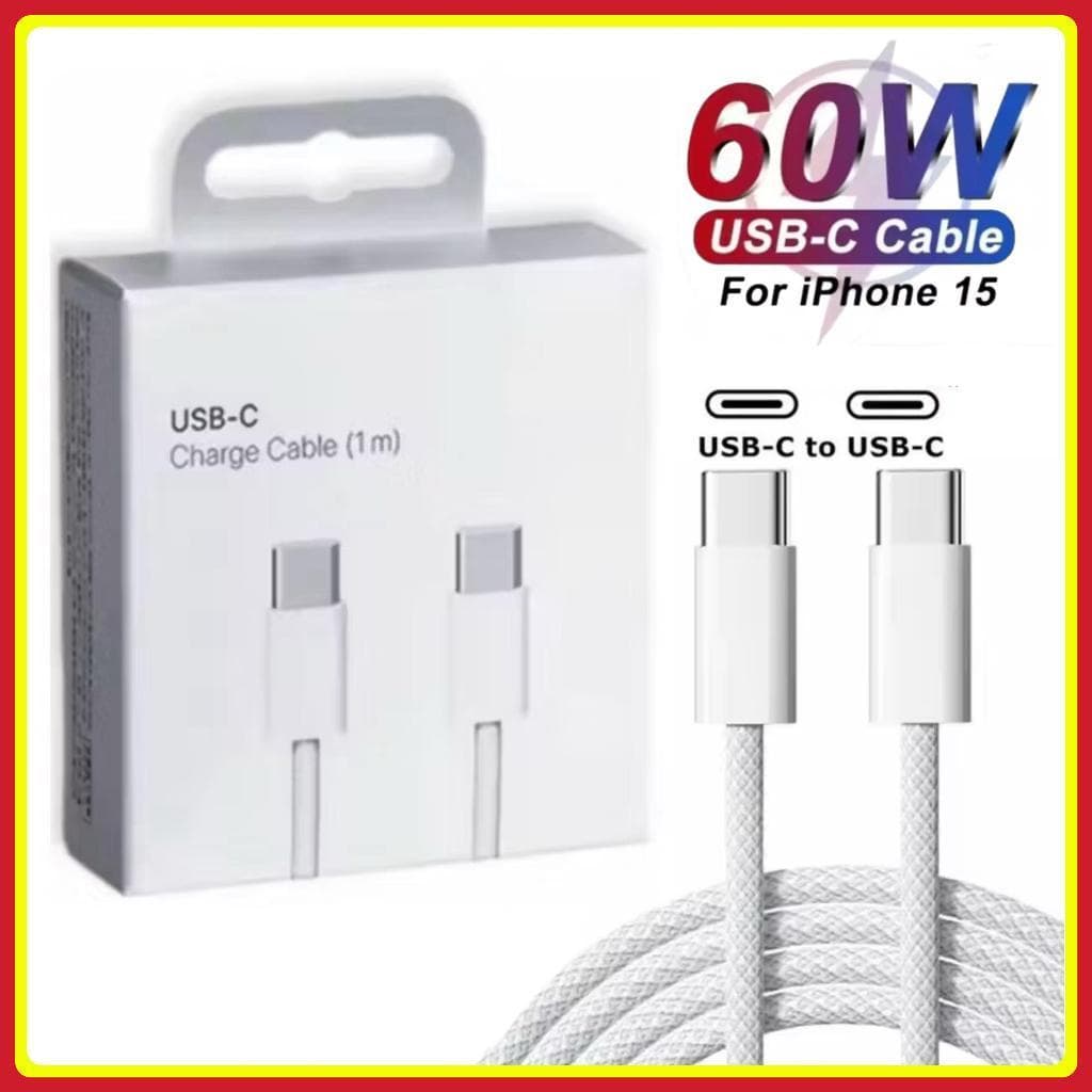 Cabo de iPhone 60W PD USB C cabo Tipo C Super Turbo original para iPhone 15 16 17