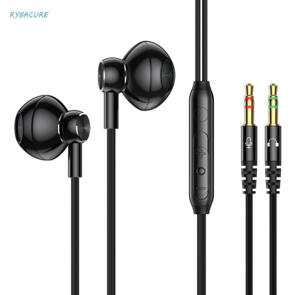 Fones De Ouvido Com Entrada Dupla , Intra-Auriculares Fio De 3.5 Mm E Estéreo Plugue Duplo , Fone
