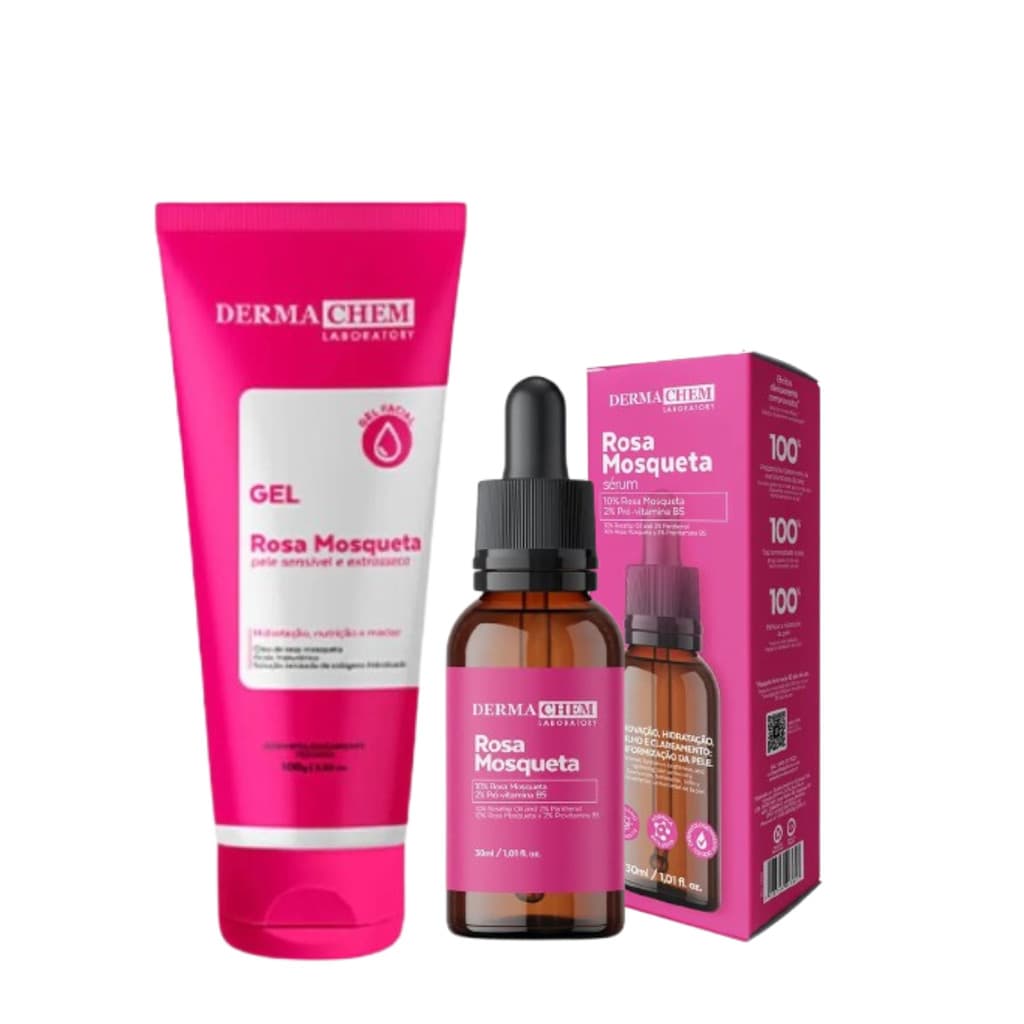 Kit Rosa Mosqueta Clareador Dermachem