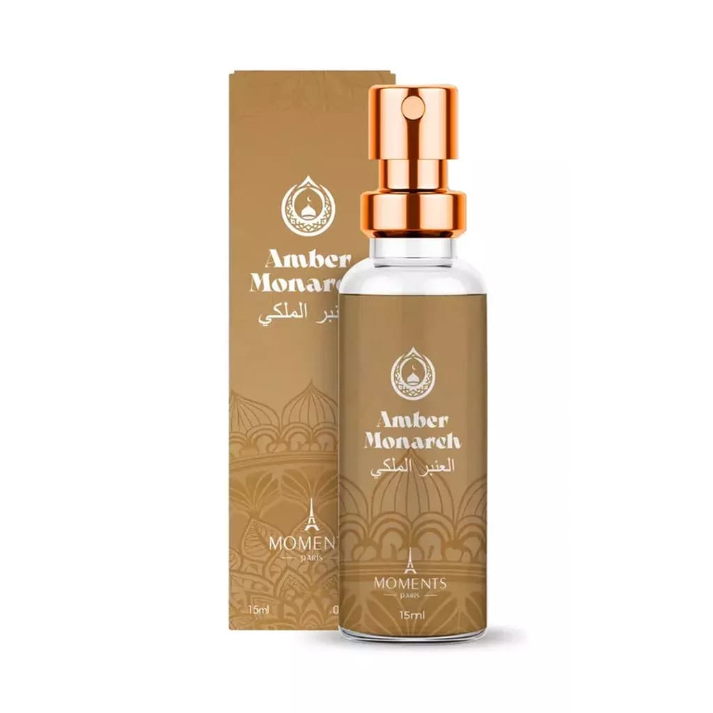 Perfume Amber Monarch Colecionável Unissex Moments Paris  15ml