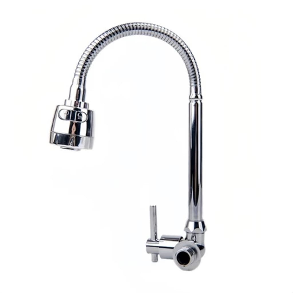 Torneira Gourmet Flexível Inox com Ducha para Cozinha 1/2''
