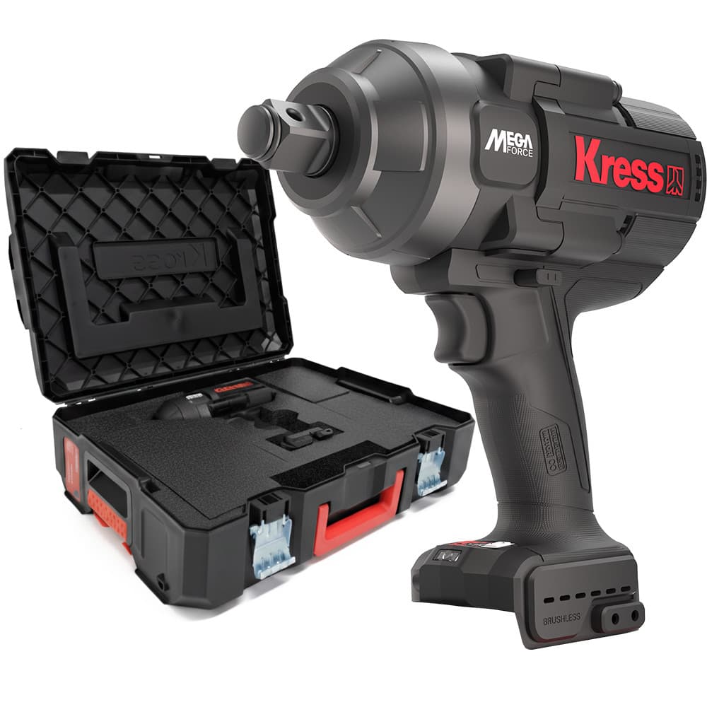 Chave de Impacto à Bateria KRESS KUB33.91 20V 1/2" 1.300Nm com Maleta (sem Bateria e Carregador)