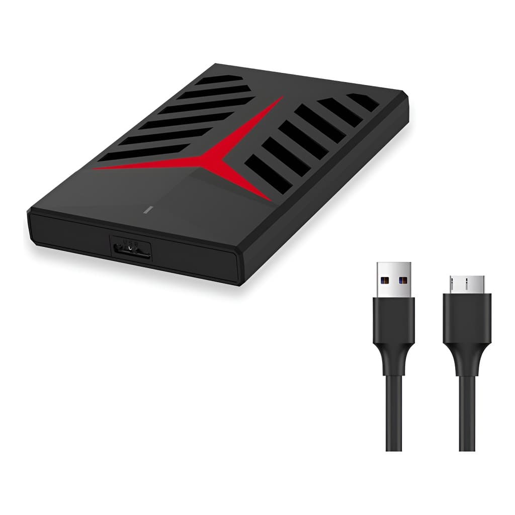 Case Externo Gamer Gaveta Ssd Hd Xbox Pc Notebook Usb 3.0
