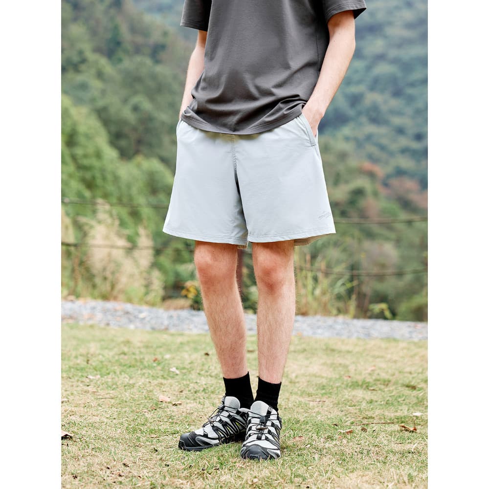 P PSO Marca Masculina Feminina Tecido Simples Stretch Impressão Reflexiva Shorts Básicos Calças Casuais Retas