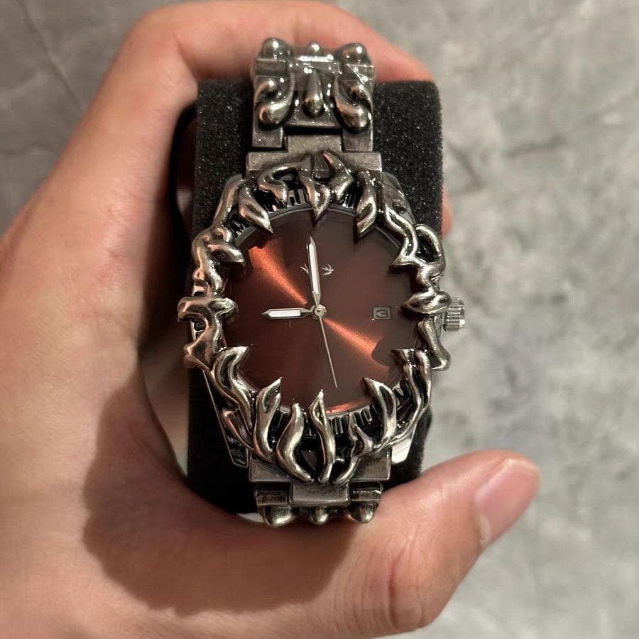 Garra alienígena relógio Medieval estilo europeu americano High-End personalidade criativa nicho Design esculpido na mod