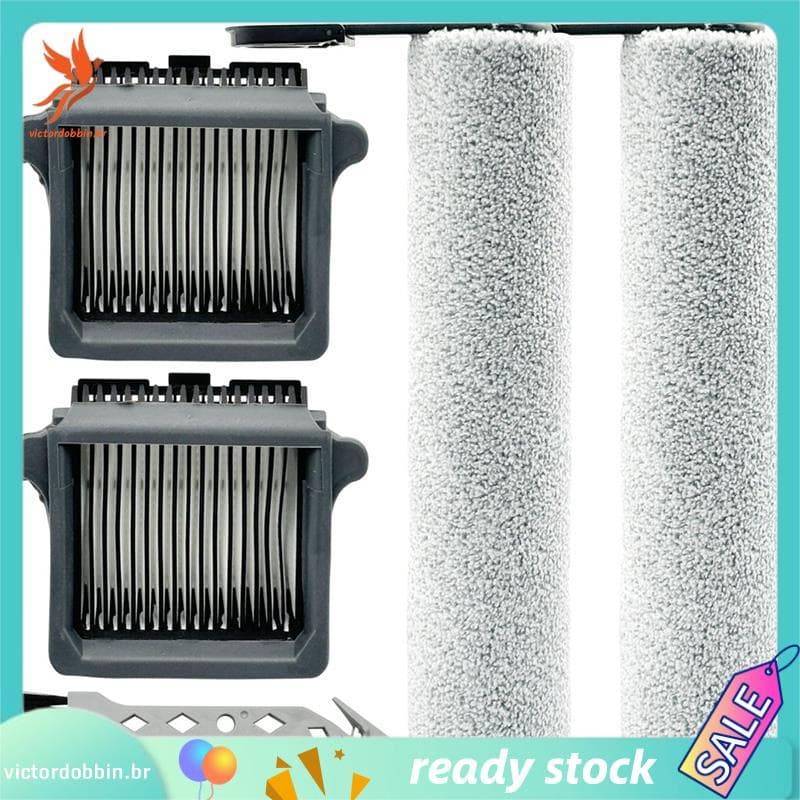 [victordobbin.br] Substituição De Filtros De Rolos De Escova Para Aspirador De Pó Floor ONE Stretch S6/Switch S7