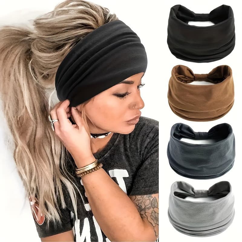 Limpe acessórios para testa proteção de cabeça feminina à prova de vento faixa de cabelo para confinamento de maternidad