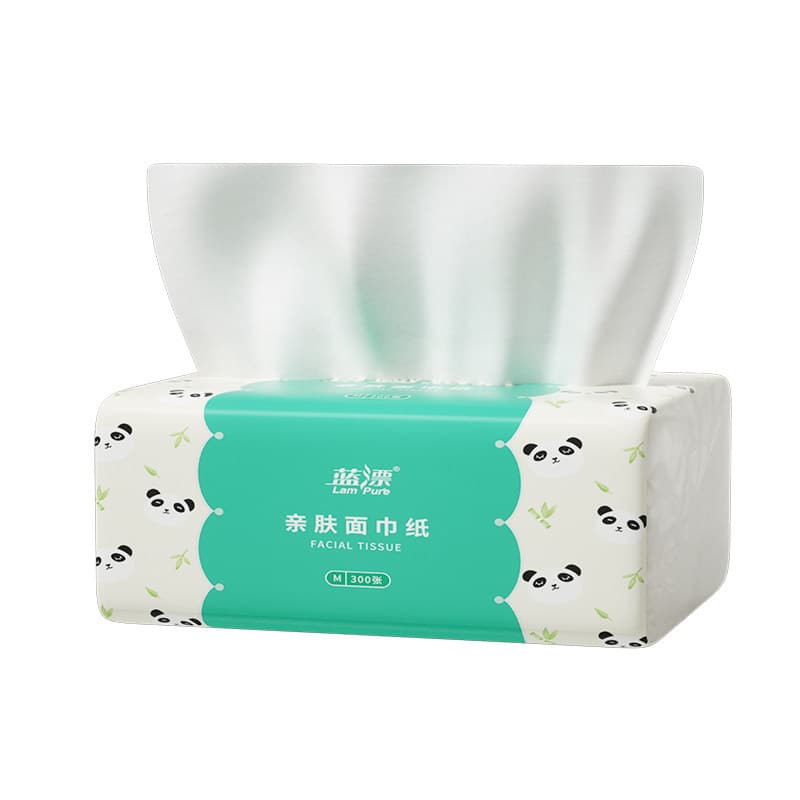 300 folhas grande pacote de papel higiênico papel Facial guardanapo papel higiênico embalagem acessível
