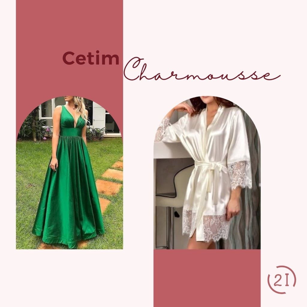 Cetim Charmousse Liso 1m x 1,50m – Ideal para Moda, Decoração e Artesanato