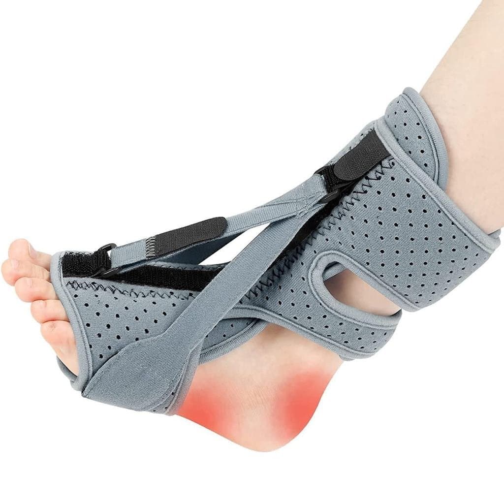 Tala Noturna para Fascite Plantar - Versão Atualizada 3, Suporte Ajustável para Alívio da Fascite Plantar, Correia Uniss