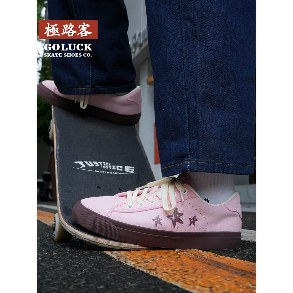 Jiluke novo estilo rosa lona estudante das mulheres dos homens All-Match casal sapatos tênis respirável confortável verã