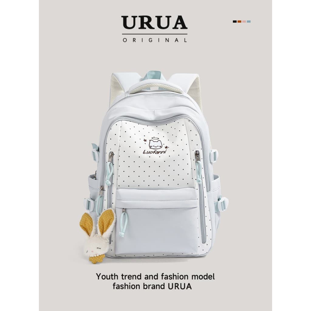 Mochila leve de grande capacidade para estudantes do ensino médio para meninas estudantes do ensino fundamental