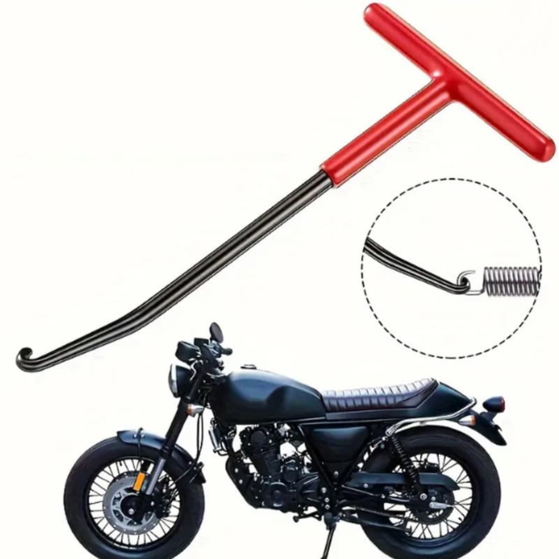 2026 Nova Desmontagem E Montagem Da Mola Do Tubo De Escape Em Forma De T , Gancho De Tração Acessórios Para Motocicleta