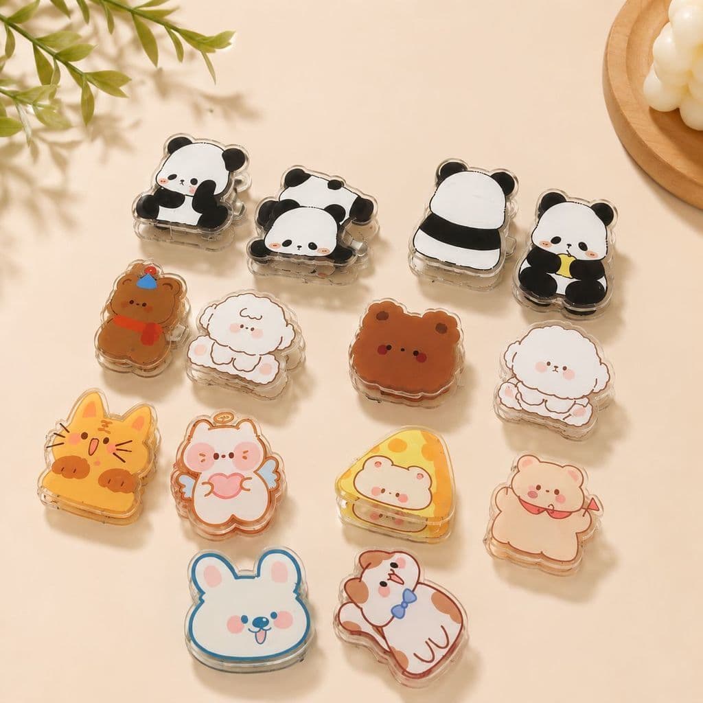 Clipes Decorativos Kawaii para Caderno Agenda e Planner