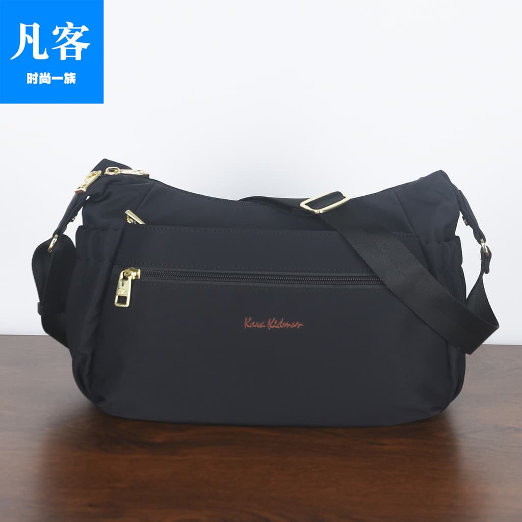 26 novo estilo bolsa de ombro masculina Hong Kong genuíno grande capacidade Horizontal bolsa de lona viagem diária leve