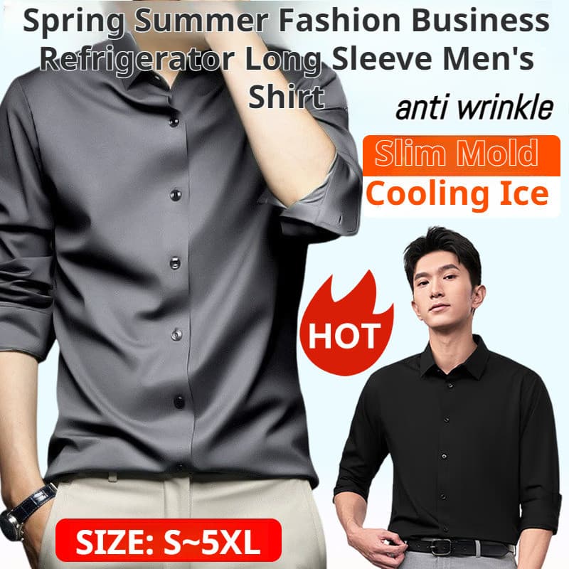 [Conforto Diário] 【Elegância Casual】Camisa Masculina/Leve/Respirável/Para Homens