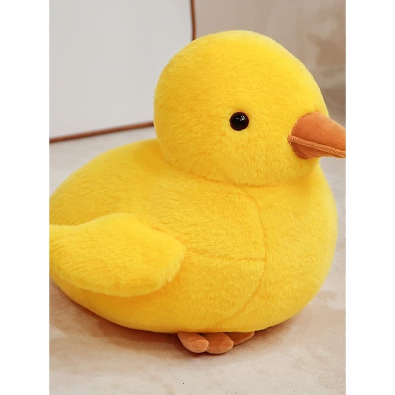 Bonito pequeno pato boneca brinquedo de pelúcia ruibarbo pato boneca crianças travesseiro boneca dia das crianças presen