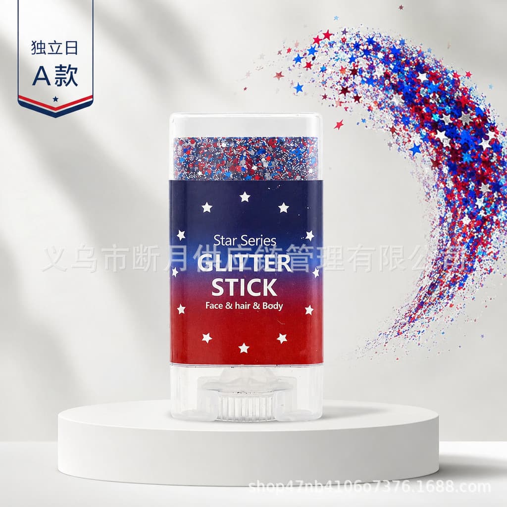 Vermelho azul branco lantejoulas glitter gel holográfico glitter maquiagem gel independente férias corpo Facial glitter