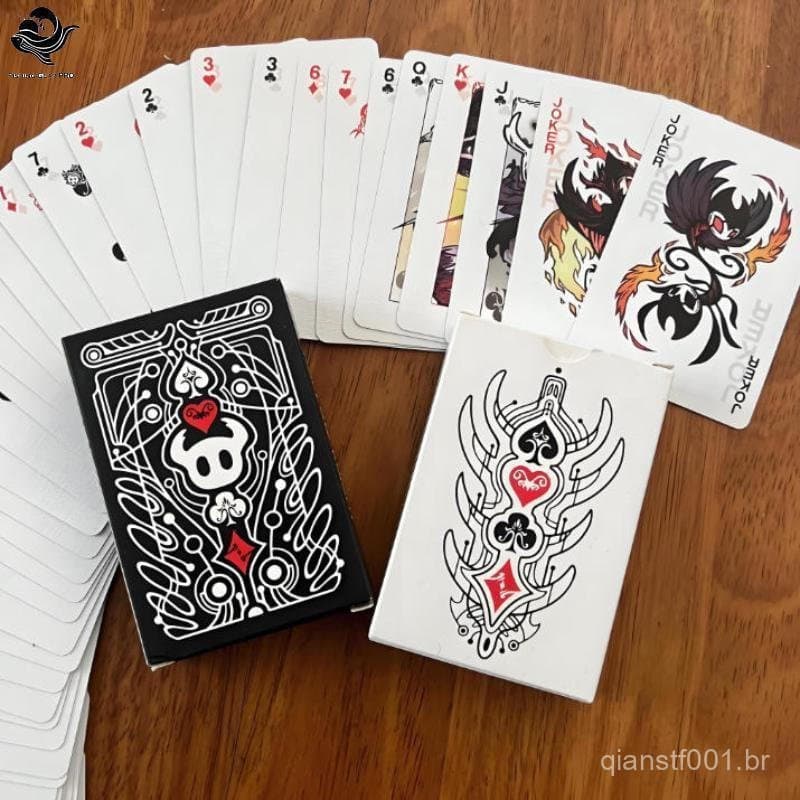 PFG Oco Cavaleiro Preto Branco Grupo De Cartas De Jogo Conjunto Colecionável Para Jogos De Festa Cardistria E Truques FG
