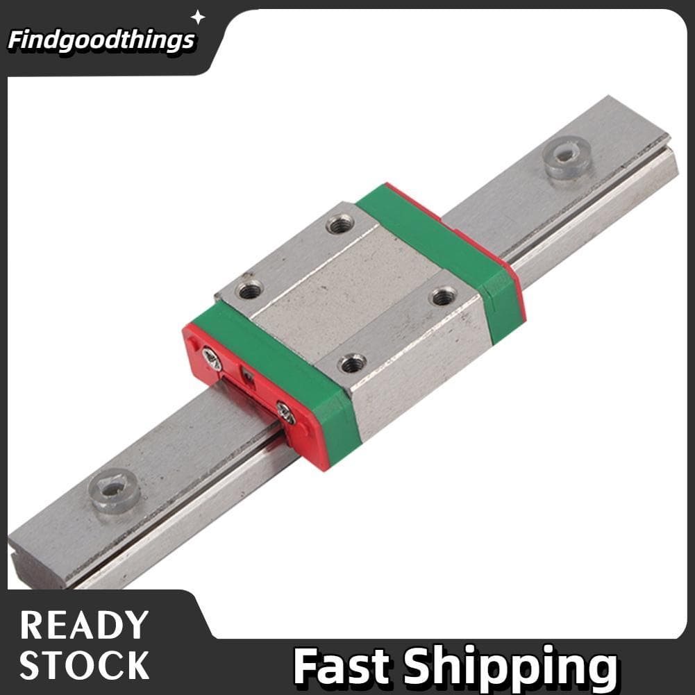 findgoodthings-br Guia de trilho linear em miniatura LML12B com 12 mm de largura e bloco deslizante (100 mm)
