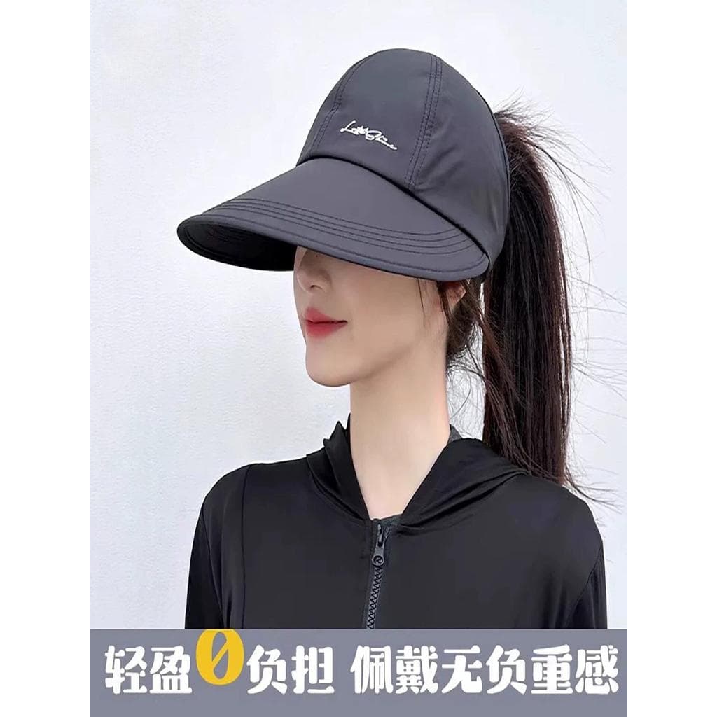 2026 novo estilo chapéu de sol feminino Anti-ultravioleta verão ao ar livre chapéu de sol capa rosto beisebol chapéu de