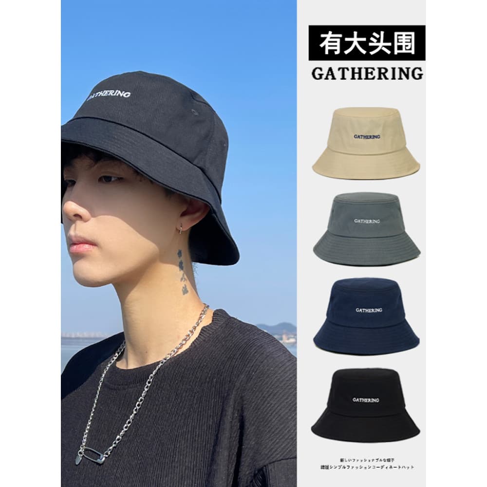 Quatro estações balde chapéu masculino verão protetor solar chapéu de sol Casual All-Match novo estilo chapéu masculino