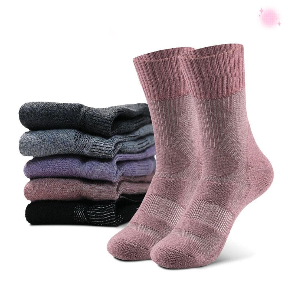 Meias Perfumadas De Lã Merino , Quentes Respiráveis De Inverno Para Montanhismo Antiodor Caminhada Felpuda