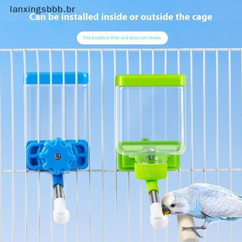 [LAX] Dispensador Automático De Água Para Pássaros , Gaiola Suspensa , Fácil De Limpar , Instalação De Dispensadores Ani