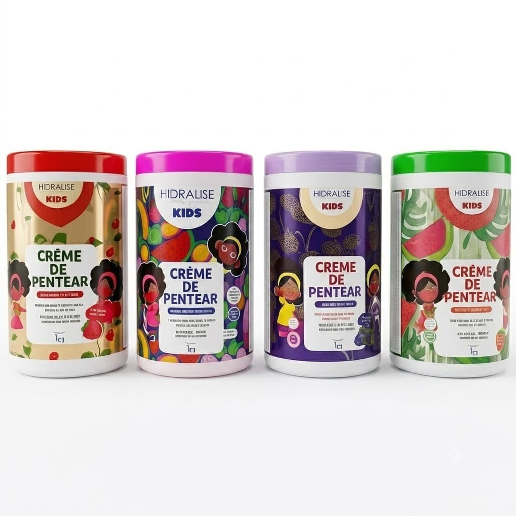 Creme para Pentear 1KG Kids - Hidratação Profunda e Facilita o Pentear - HIDRALISE KIDS