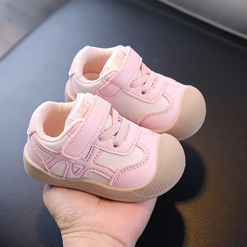 2025 novo estilo outono bebê criança sapatos 0-2 anos de idade 3 meninos meninas 5 crianças esportes 4 sola macia à prov