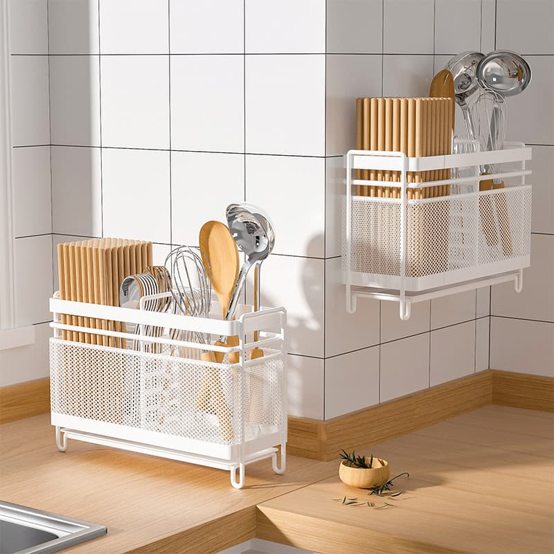Dreno de cozinha Anti-mofo pauzinhos cesta doméstica pauzinhos de parede Rack de drenagem sem instalação