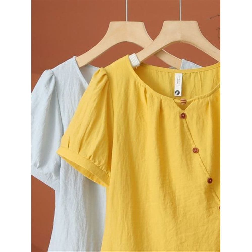 Camisa Irregular de manga curta masculina feminina 2025 verão tamanho grande moda pequena camisa reduzindo a idade moda