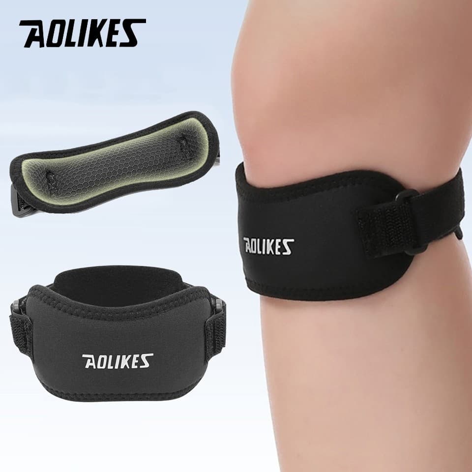 AOLIKES 1 Pcs Patela Joelheira , Corrida , Caminhada , Basquete Correia Patellar Ajustável