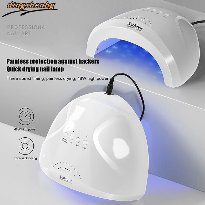 Lâmpada LED Para Secador De Unhas , 36 Contas De UV , Secagem De Todos Os Esmaltes Em Gel , Carga USB , Equipamento De M