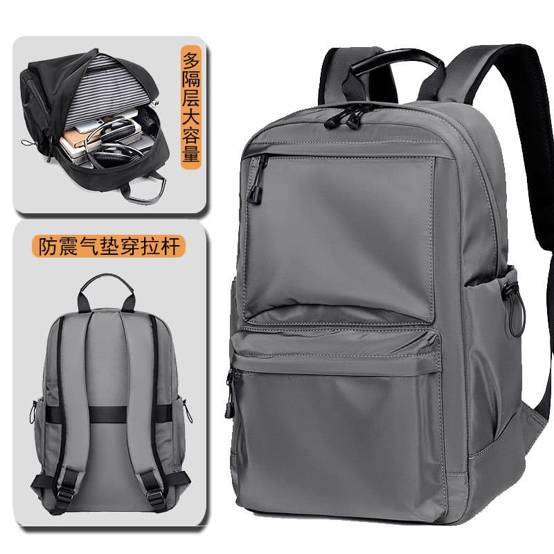 Mochila impermeável para computador, masculina, feminina, estudante, respirável, à prova d'água, resistente ao desgaste,