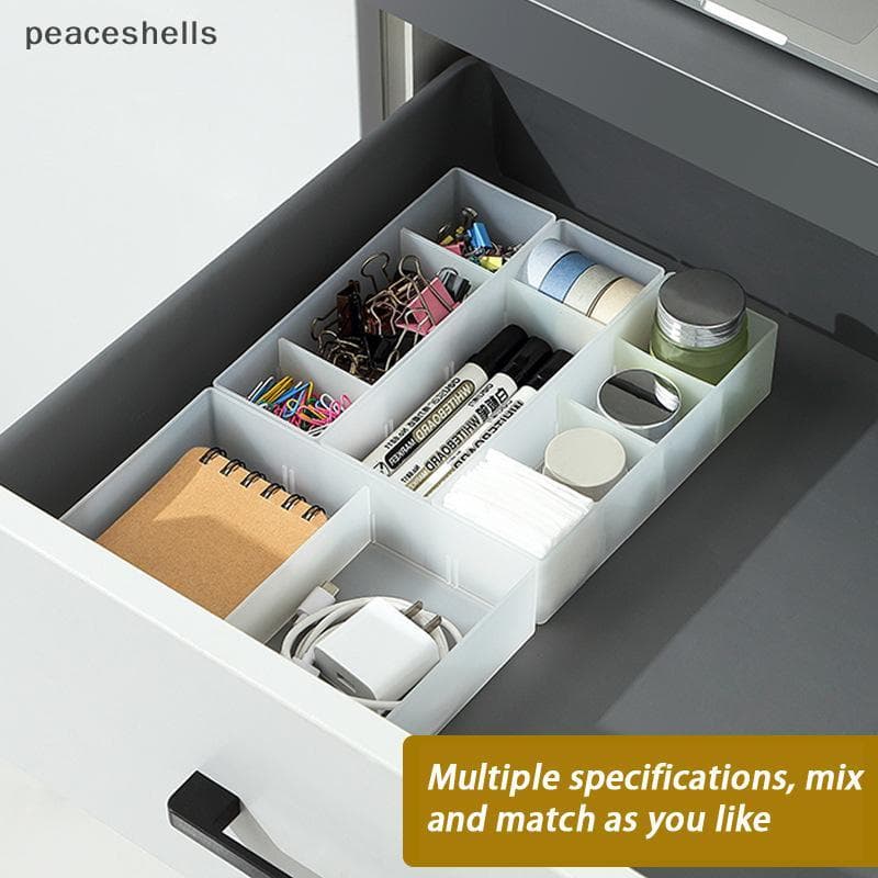 Organizador De Gaveta Multipartment Estilo Japonês Com Mesa Transparente