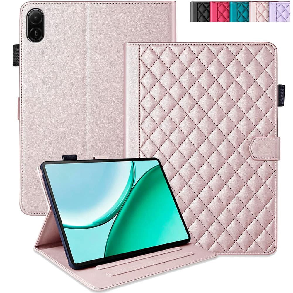 Fechamento Magnético E Compartimentos Para Cartões Capa Fólio De Couro PU Premium Com Suporte Multiângulo Honor Pad X8b