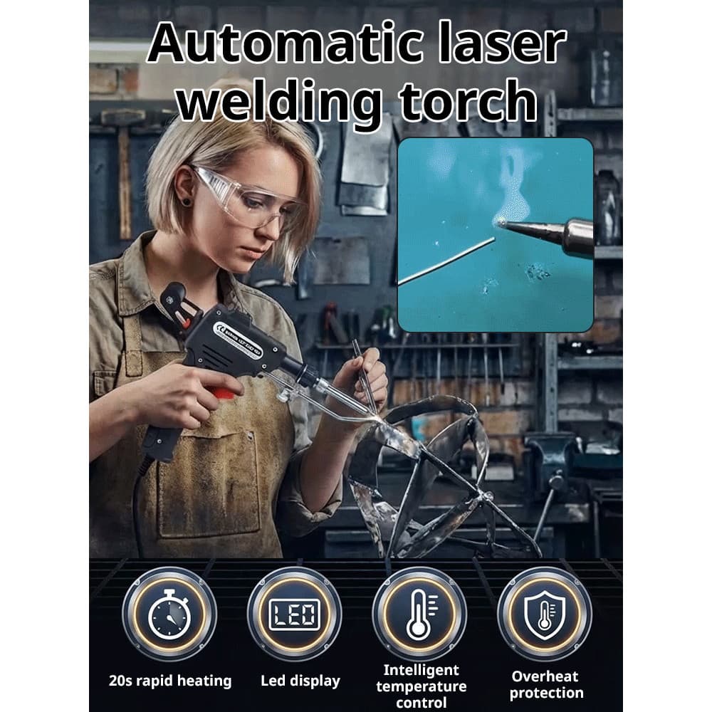 [Com Luz e Interruptor] Soldador a laser automático para uso doméstico/Solda a Laser/Portátil