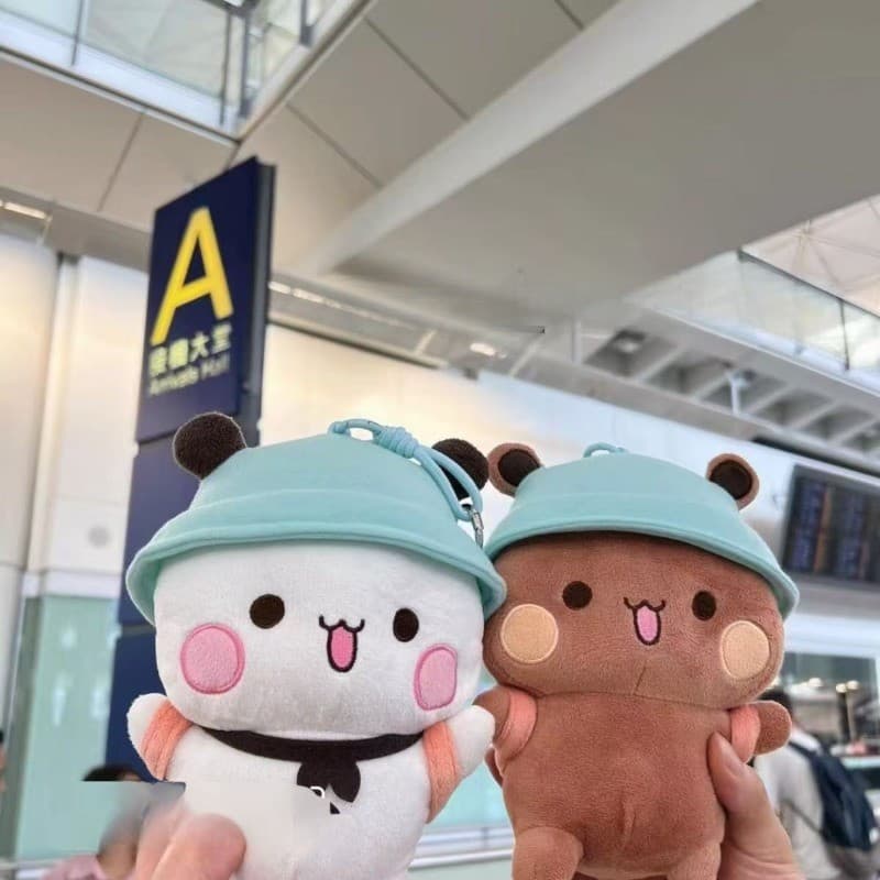 Kawaii Bubu Dudu Panda Mitao Gato Boneca De Pelúcia Travesseiros Casal Presentes Crianças Brinquedos