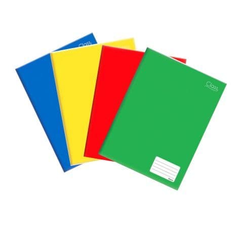Caderno 1/4 pequeno Brochura capa dura 48 fls